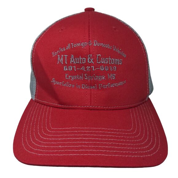 MT Auto & Customs Crystal Springs MS Adult Trucker Hat Multicolor OS Mesh Back - Picture 1 of 8